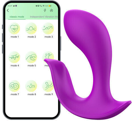 ToyBox My Secret Klitoris Vibrator mit Fernbedienung Lila