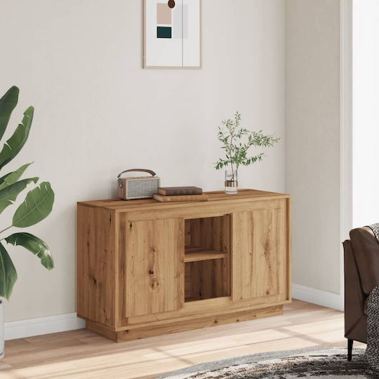 Sideboard Wooden with Drawers Coffee 102x35x60cm