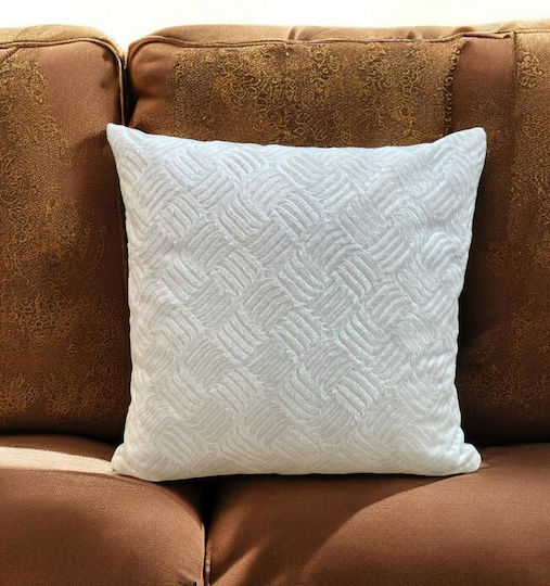 Linea Home Μαξιλαροθήκη Εκρού 45x45εκ.
