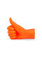 Candlehand Daumen Hoch Leuchtend Orange 380g Gestenkerze