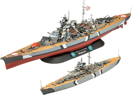 Revell Bismarck Φιγούρα Μοντελισμού σε Κλίμακα 1:700 με Κόλλα και Χρώματα