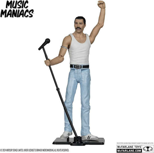 Mcfarlane Toys Music Maniacs Freddy Mercury Action Figure 15cm