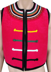 Palatino Vest Traditional Costume Red