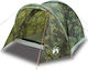 vidaXL Camping Tent Igloo Green 3 Seasons for 2...