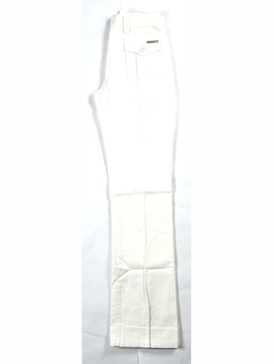 Miss Sixty Women's Fabric Trousers White
