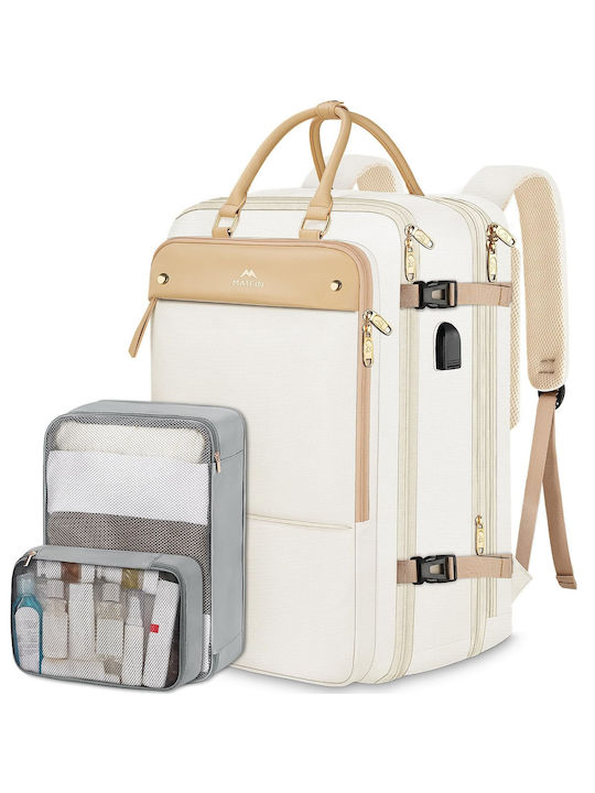 Matein Bag Backpack 17.3" Beige 6131
