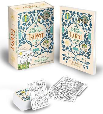 Colour Your Own Tarot Book & Card Deck: Includes 78 Cards To Colour In And A 64-page Book Alice Ekrek Arcturus