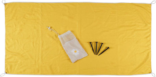Prosoape Din Microfibră Pentru Plajă Sac Pentru Țevi Prosop Microfibră Corp Galben 70x140cm