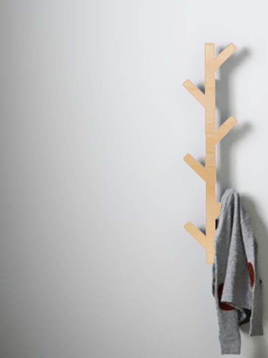 Caravelshop Montat pe perete Cuiere de podea Lemn Oaks 76cm