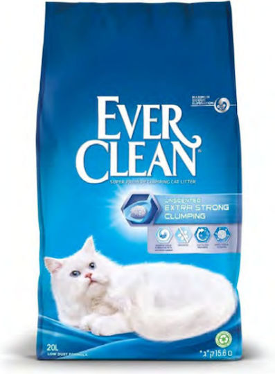 Ever Clean Extra Strong Clumping Άμμος Γάτας χωρίς Άρωμα 20lt