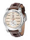 Invicta Racing Ceas Barbati 46mm Baterie Cu Curea Din Piele Maro