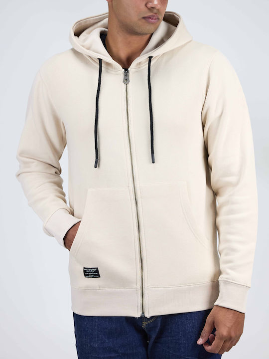 Van Hipster Sweatshirt Fleece with Hood Ekrou