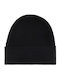 Beanie Γυναικείος Σκούφος Πλεκτός σε Μαύρο χρώμα
