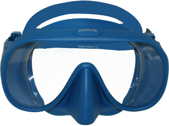 Goa Diving Mask Silicone Steel Blue