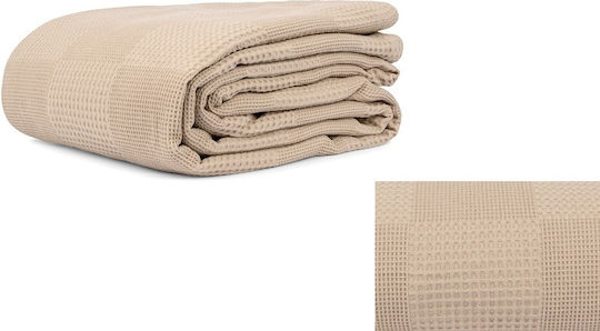 Mc Decor Blanket Nursery Swaddling Blankets Waffle Beige 100x150cm