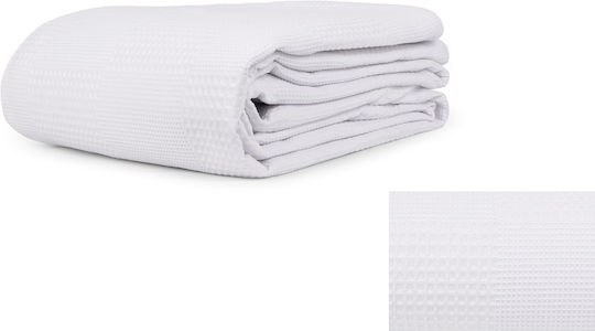 Mc Decor Blanket Nursery Swaddling Blankets Waffle White Blanco 100x150cm