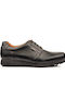 Leder Herren Freizeitschuhe Schwarz