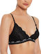 Guess Women's Bralette Bra Black