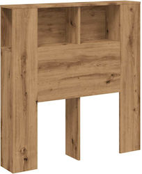 vidaXL Wooden Bed Headboard Oak 100x104.5cm