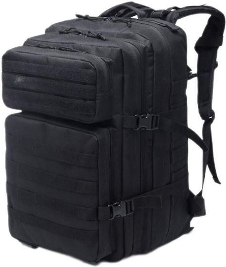 Woodland Molle Στρατιωτικό Σακίδιο Πλάτης από Πολυεστέρα Μαύρο 45lt