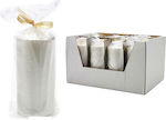 ArteLibre Christmas White Candle 15x7cm