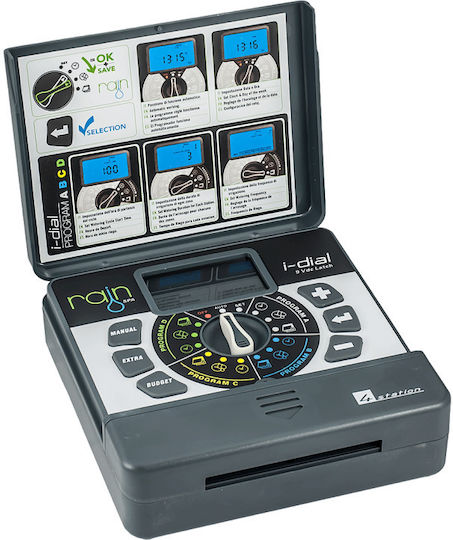 Hydrostab I-dial Programmer Indoor 4 Programs 8 Zones