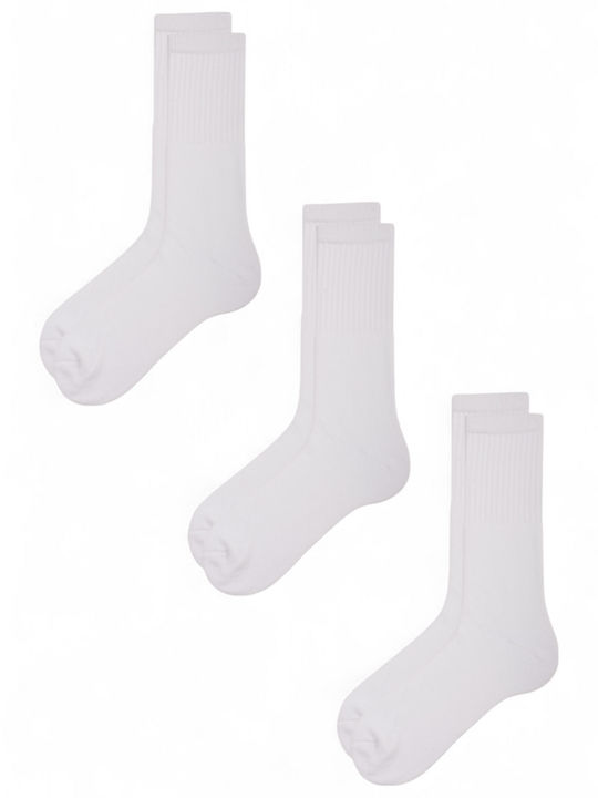 K Socks Ανδρικές Κάλτσες Λευκές 3Pack