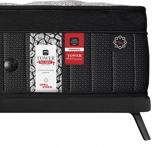 Linea Strom Tower Max Über-Doppel Ergonomisch Matratze Memory-Schaum 160x200x28cm