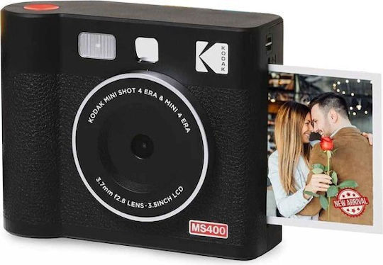 Kodak Printer Mini Shot 4 Era 4pass Instant Φωτογραφική Μηχανή Black