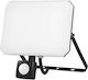 Elvhx Waterproof LED Flood Light 10W Natural White 4000K with Motion Sensor IP65