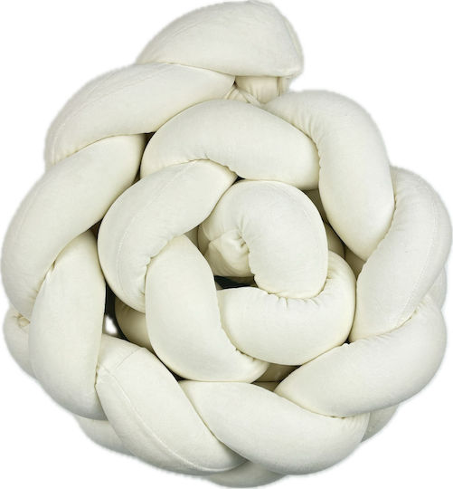 Baby Star Crib Bumpers Braided Inside Ecru 64cm