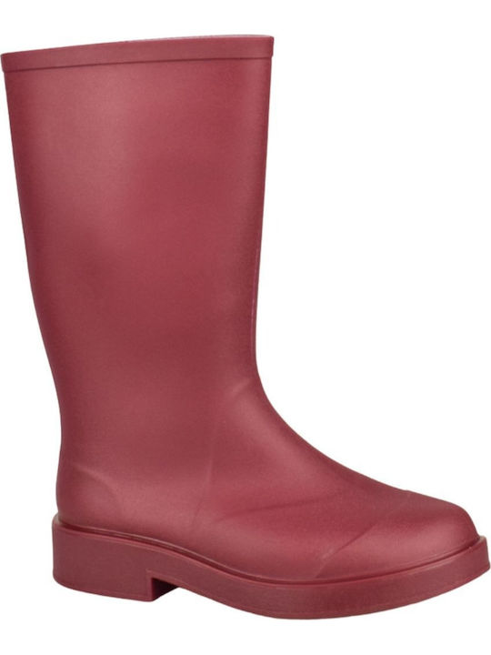 Yfantidis Damen Gummistiefel Burgundisch