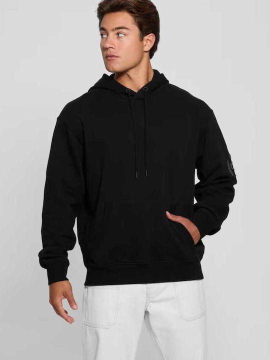 Guess Sweatshirt with Hood black