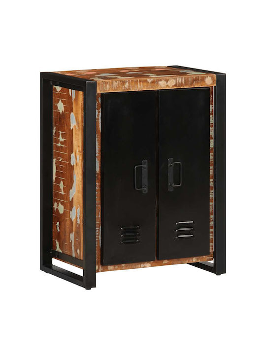 Sideboard made of Solid Wood Colorful 55x35x70cm