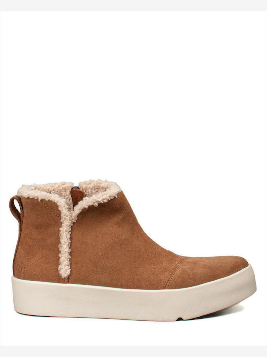 Toms Verona Mid Γυναικεία Μποτάκια Καφέ