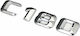 Car 243908 Set Letters C 1 8 0 Sticker Badge Mercedes C180 Chrome Metal 155mm X 23mm 4 Pieces
