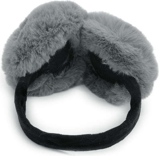 Γυναικείο Earmuff Πλεκτό σε Γκρι χρώμα
