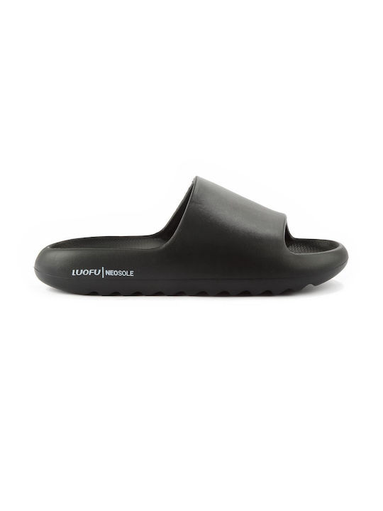 Fshoes Men's Slides Black