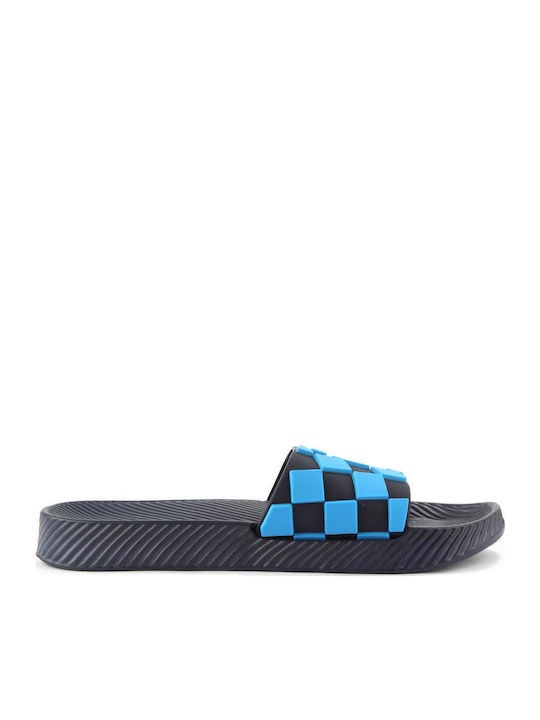 Fshoes Herren Slides Blau