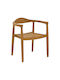 Fotoliu de exterior Lemn Ganny Natural Shade 59x56x71cm