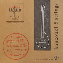 Extra Laouto Classic Xορδές 8χορδου M39EL00005 Χορδές 10 - 22" για Μπουζούκι Extra Laouto Classic Xορδές 8χορδου M39EL00005 Χορδές 10 - 22" για Μπουζούκι