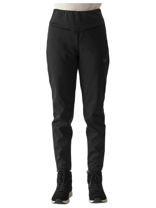 4F 4FWAW24TFTRF705-20S Γυναικείο Παντελόνι Σκι & Snowboard Soft Shell Μαύρο