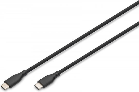 Digitus USB 2.0 Cable USB-C Male - USB-C 60W PD Black 1m