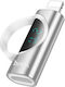 Hoco Μετατροπέας Lightning male σε USB-C female Ασημί 1τμχ