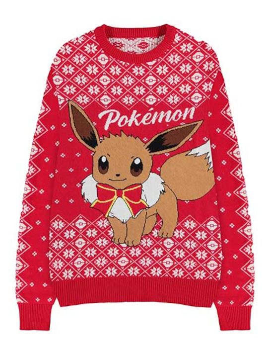 Difuzed Eevee Sweatshirt Pokemon Red