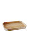 Atmosphera Rectangular Serving Tray in Brown Color 50x35x4.5cm 00.07.72011 1pcs