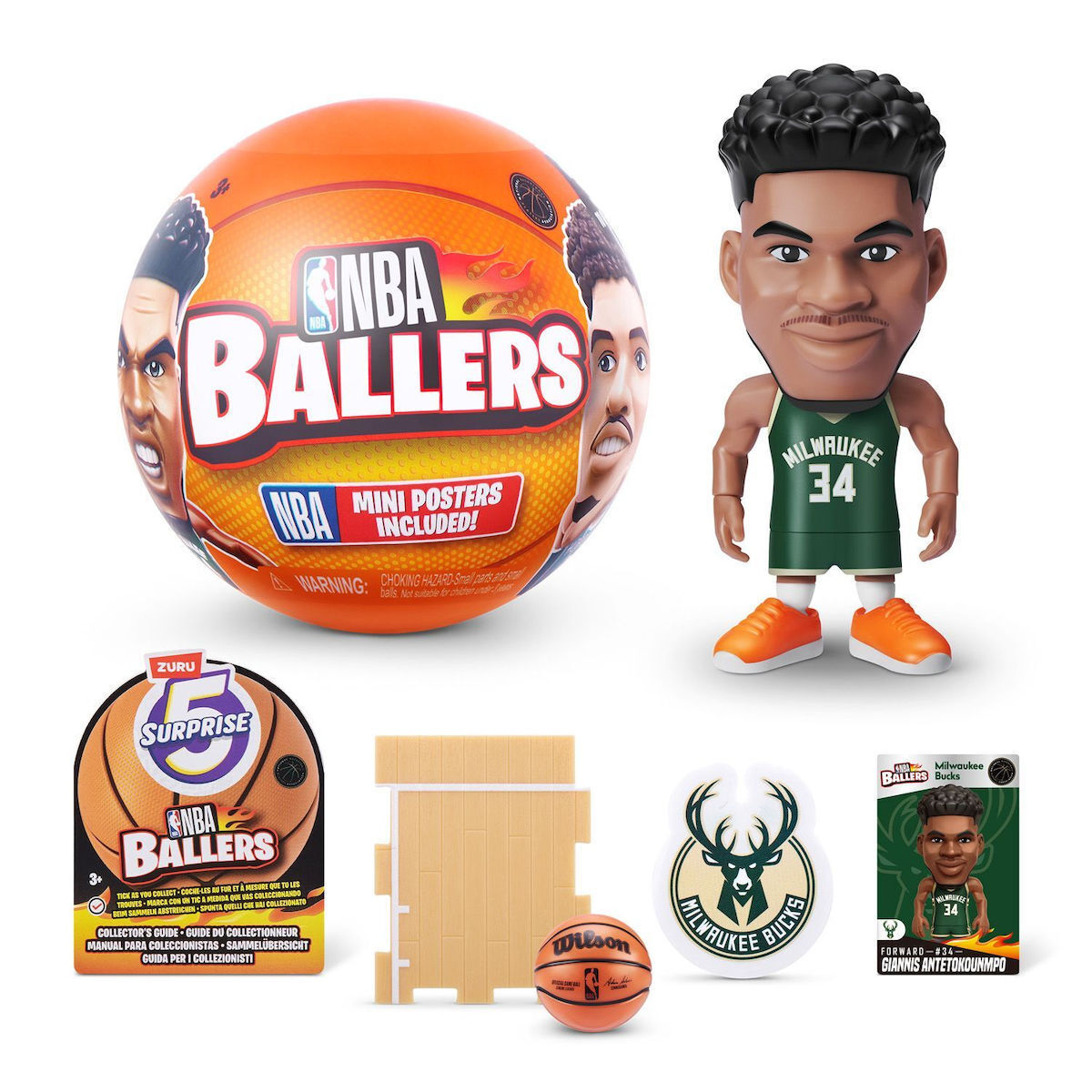 NBA Ballers 未開封8個セット Zuru 5 Surprise Sezonul 1 NBA Ballers Surpriză pentru 3+ Ani
