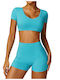 Frauen-Set mit Leggings Turquase
