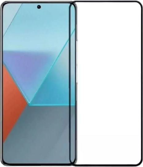 Frame 5D Adeziv complet Full Face Tempered Glass Negru (Xiaomi 14 Pro)