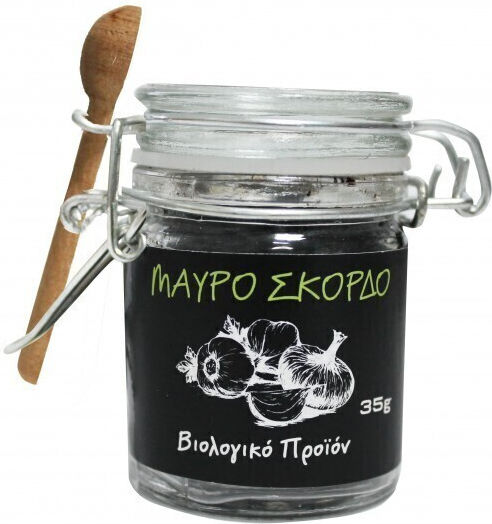 Usturoi Negru 35g Borcan de Sticlă Bio Healthtrade